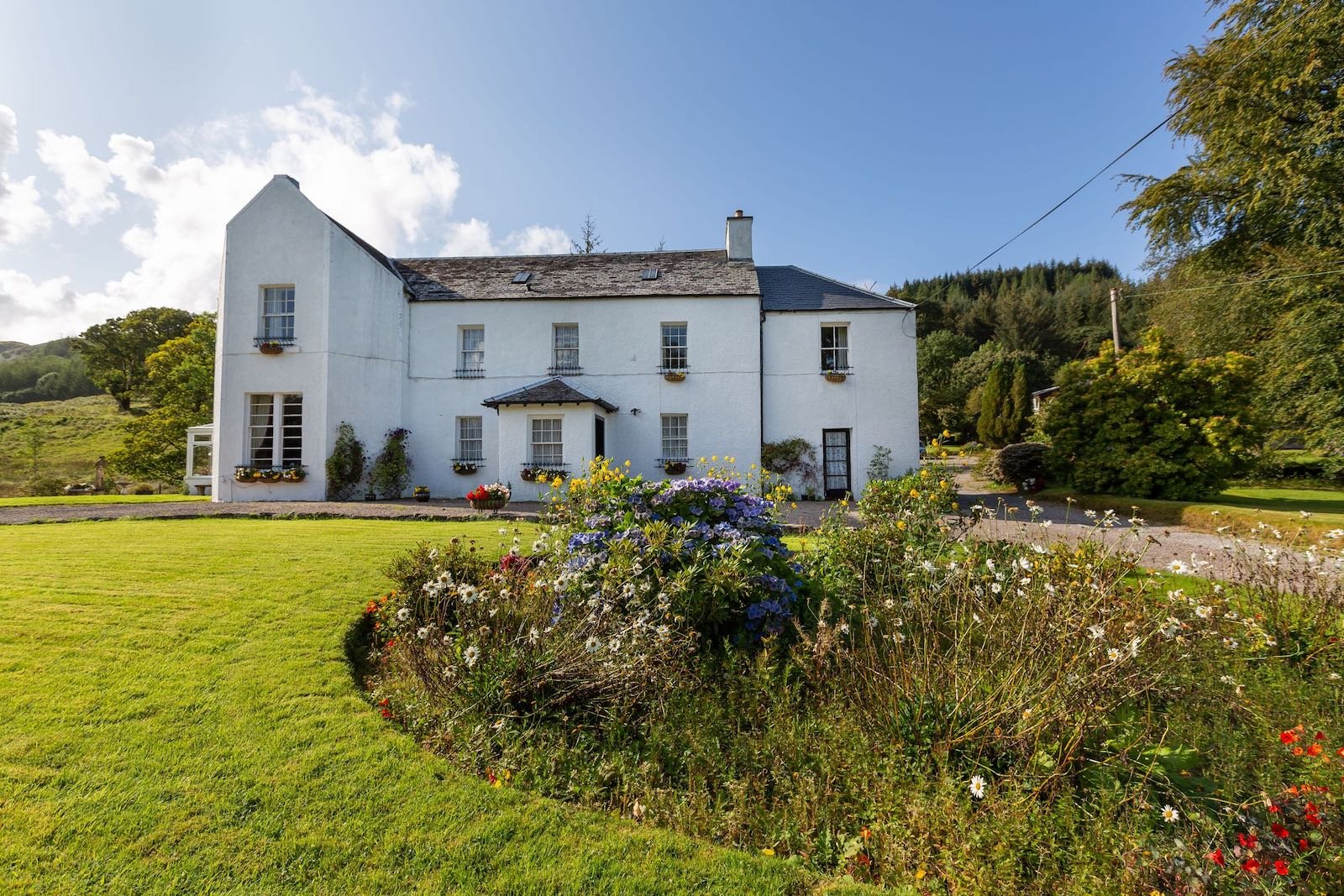 Killean Farmhouse from the garden.